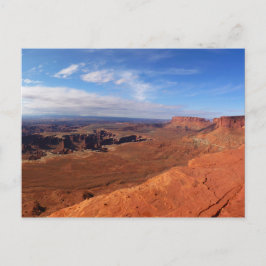 Weißer Blick auf den Canyonlands Nationalpark Postkarte
