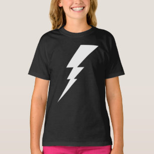 Weißer Blitzschlag T-Shirt