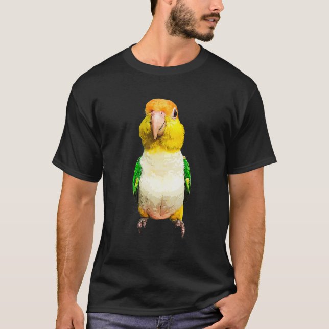 Weißer Blog-Kaique-Papagei546 T-Shirt (Vorderseite)