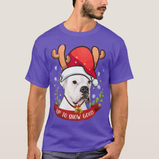 Weißer Boer-Hund Weihnachtsgeschenk Jungen Mädchen T-Shirt