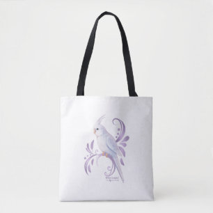 Weißer Cockatiel Tasche