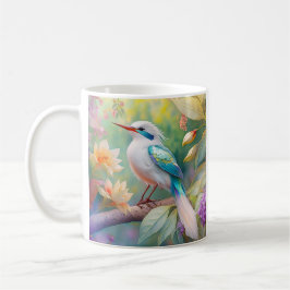 Weißer Crew Aquamariner Wing Fantasy Bird Kaffeetasse