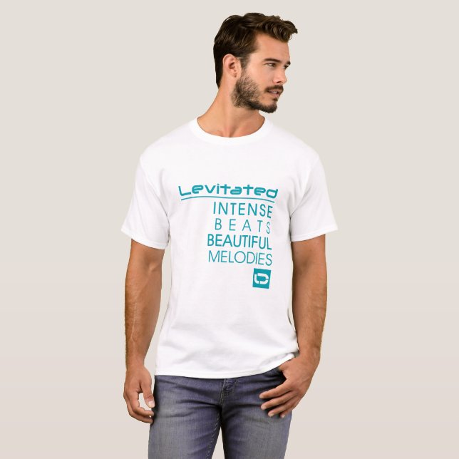 Weißer das Gefühl-T - Shirt V4 LEV Männer (Vorne ganz)