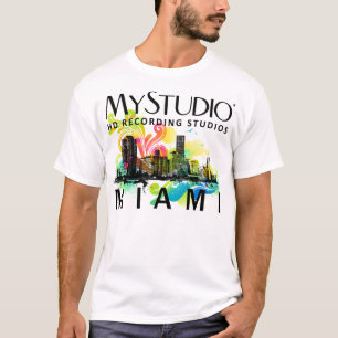 Weißer das Miami-T - Shirt der Männer