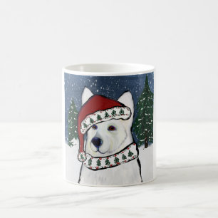 Weißer Deutscher Schäferhund Kaffeetasse