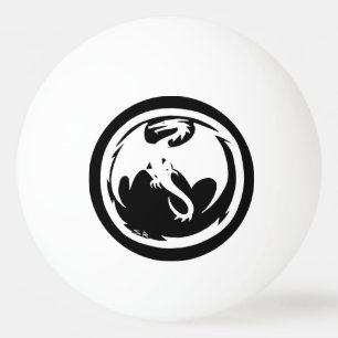 Weißer Drache 1 Stern Tischtennisball