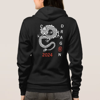 Weißer Drache 2024 Hoodie