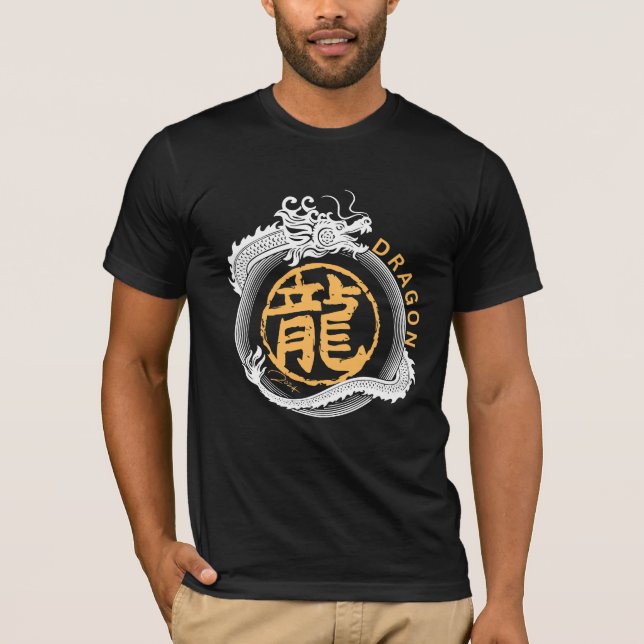 Weißer Drache 2024 T-Shirt (Vorderseite)