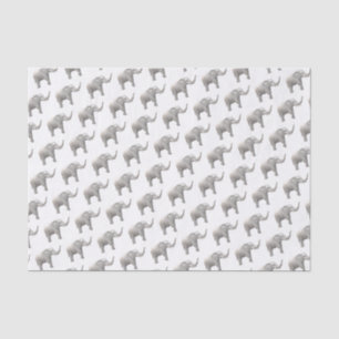 Weißer Elefant Seidenpapier