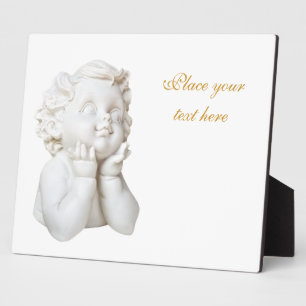 Weißer Engel Fotoplatte