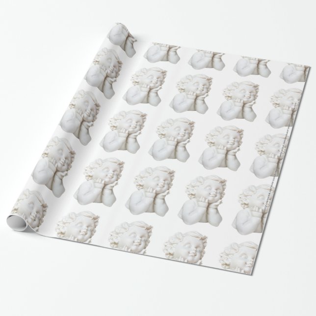 Weißer Engel Geschenkpapier (Ungerollt)