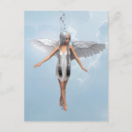 Weißer Engel Postkarte