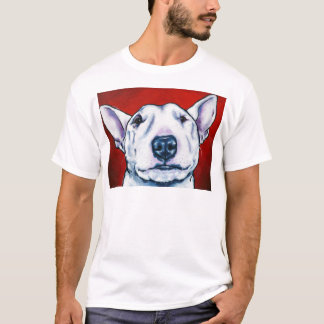 Weißer englischer Bullterrier T-Shirt