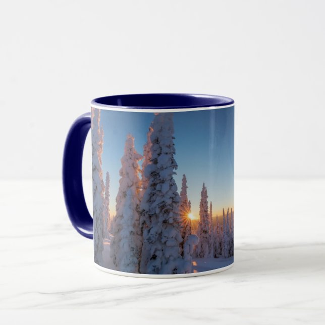 Weißer Fisch, Montana Tasse (Vorderseite Links)