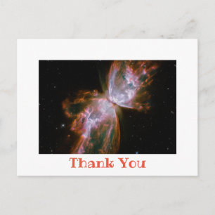 Weißer Fotrand Danke Postkarte