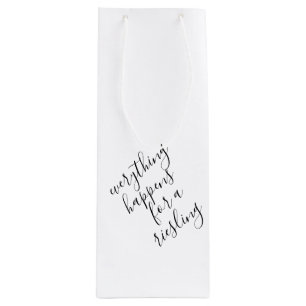 Weißer Funny Wine Pub Geschenktüte Für Weinflaschen