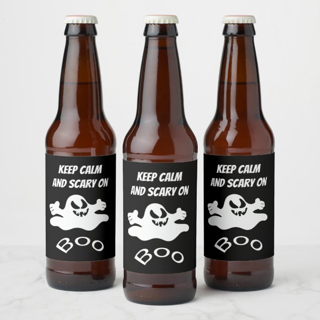 Weißer Geist Bierflaschenetikett (Flaschen)