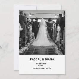 Weißer Geist Willkommen bei der Hochzeit Einladung