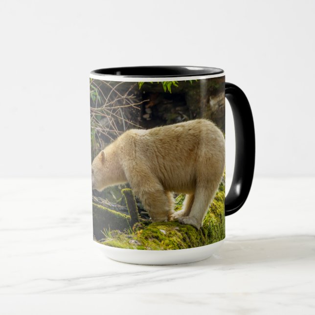 Weißer Geistbär Tasse (VorderseiteRechts)