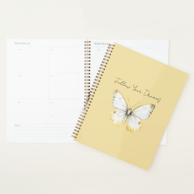 Weißer Gelber Schmetterling Planer (Anzeige)