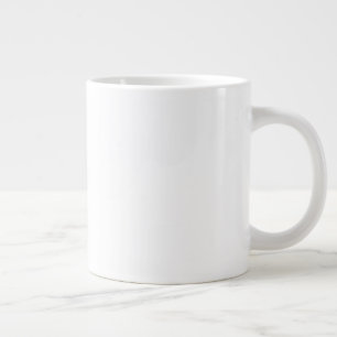 Weißer GIANT-Tasse Jumbo-Tasse