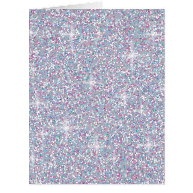 Weißer Glitzer (Vorderseite)