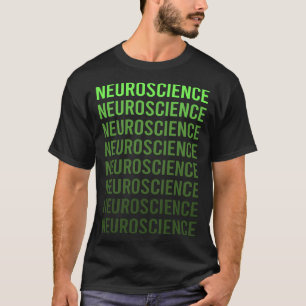 Weißer Gradient Neurobiologie Neurobiologe T-Shirt