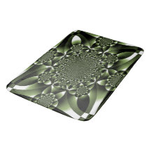 Weißer Grünwaldleder Petals Bath Mat