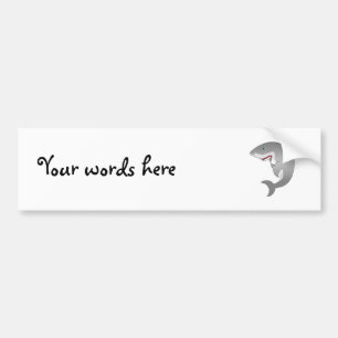 Weißer Hai Autoaufkleber