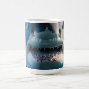 Weißer Hai Kaffeetasse
