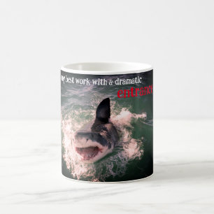 Weißer Hai Kaffeetasse