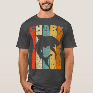 Weißer Hai, Retro Vintager Hai Lover T-Shirt