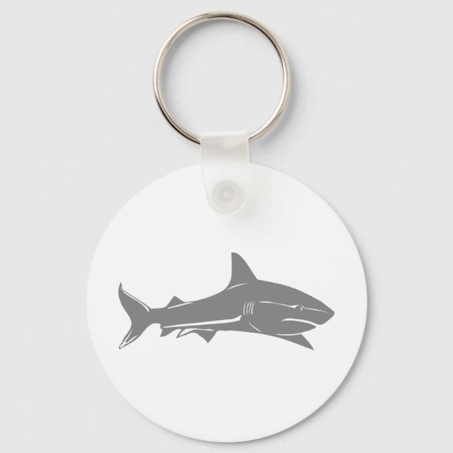 Weißer Hai Schlüsselanhänger (Vorderseite)