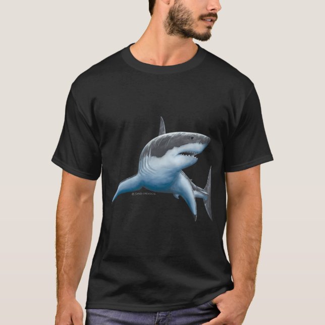 Weißer Hai T-Shirt (Vorderseite)