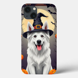 Weißer Halloween Hund Case-Mate iPhone Hülle