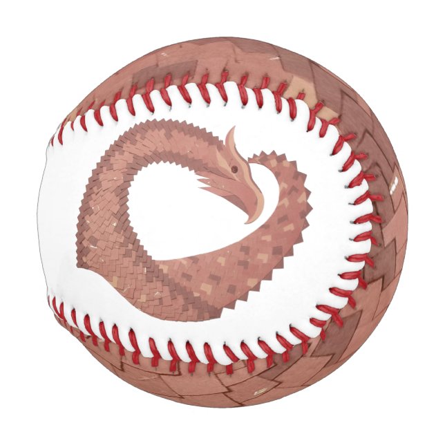 Weißer Herzdrache Baseball (Vorne Rechts)