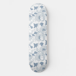 Weißer Hintergrund Delikatesse Blau Japanische Blu Skateboard