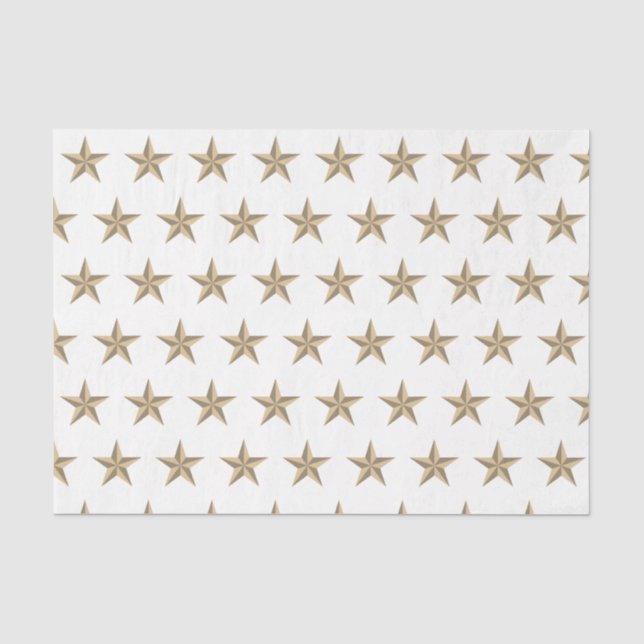 Weißer Hintergrund der amerikanischen Flagge Seidenpapier (Vorderseite)