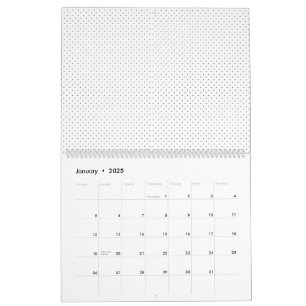 Weißer Hintergrund mit einem sich wiederholenden M Kalender