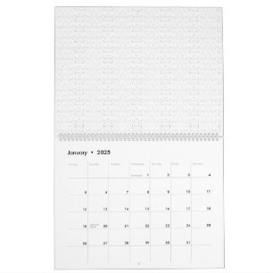 Weißer Hintergrund mit einem sich wiederholenden M Kalender
