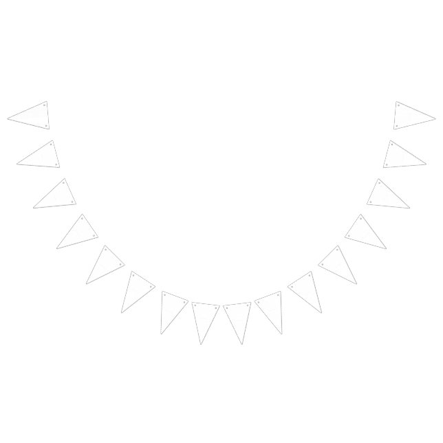 Weißer Hintergrund mit einem sich wiederholenden M Wimpelkette (Alle)