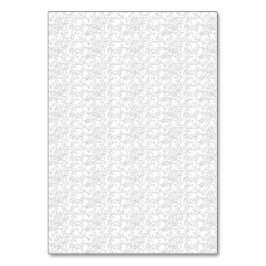 Weißer Hintergrund mit subtilen, verflochtenen, Tischnummer