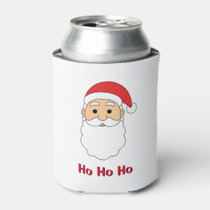 Weißer Ho Ho Ho Weihnachtsmann Frohe Weihnachten F Dosenkühler