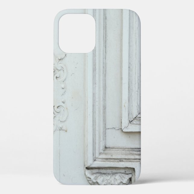 Weißer Holzrahmen Case-Mate iPhone Hülle (Rückseite)