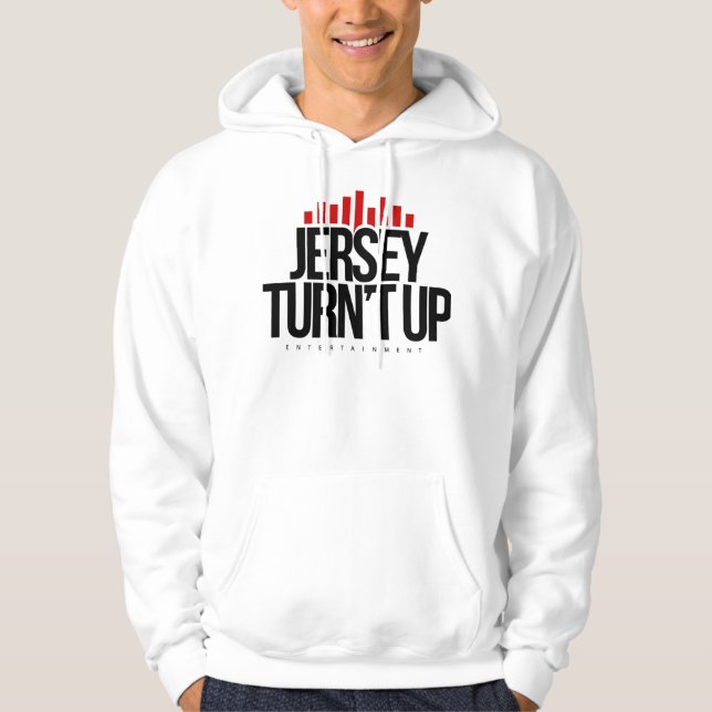 Weißer Hoodie mit hohem Entwurf Jerseys Turn't (Vorderseite)
