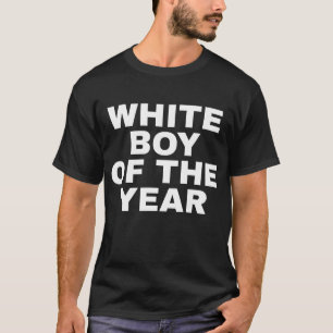 Weißer Junge des Jahres T-Shirt