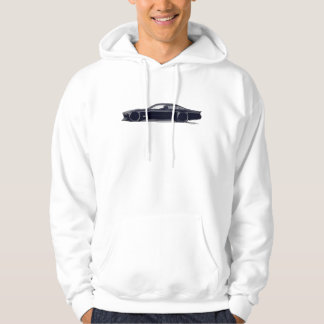 weißer Kapuzenpullover Hoodie