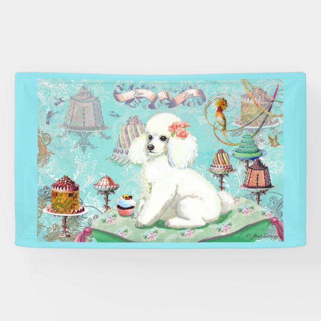 Weißer Kartoffelkuchen Banner (Horizontal)