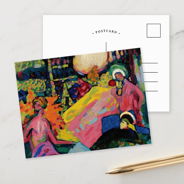 Weisser Klang | Kandinsky Postkarte (Von Creator hochgeladen)