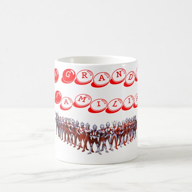 Weißer klassischer Becher die große Familie Kaffeetasse (Mittel)